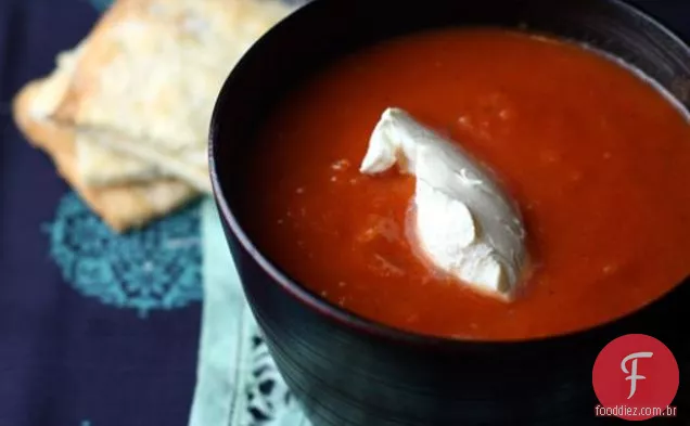 Sopa De Tomate E Salinas De Alecrim