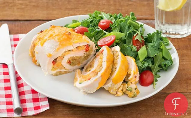 Peitos De Frango Recheados Primavera