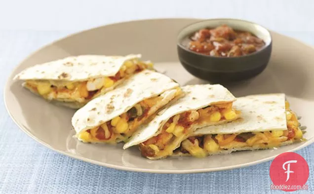 Quesadillas De Frango E Milho