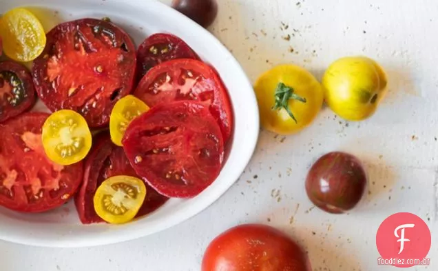 tomates provençale e onde encontrar azeite verdadeiramente bom