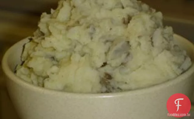 Purê De Batatas Assadas Com Alho