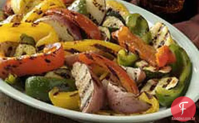 Vegetais Grelhados Picantes