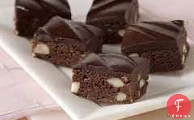 Brownies De Trufa De Framboesa