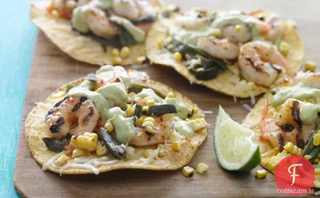 Camarão Grelhado Tostadas