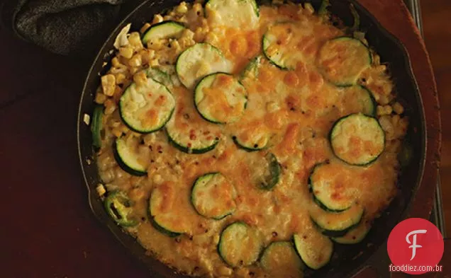 Abobrinha E Gratinado De Milho