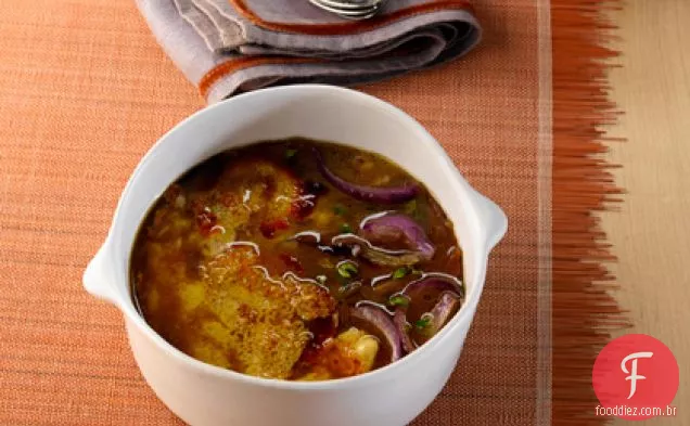 Sopa De Cebola Francesa Estilo Bistrô