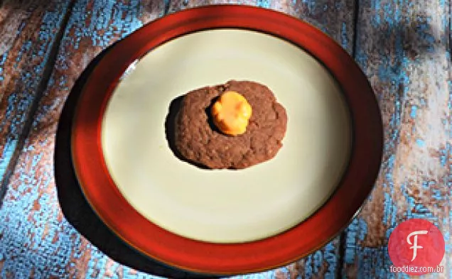 Biscoitos De Cacau Com Cobertura De Marshmallow De Halloween