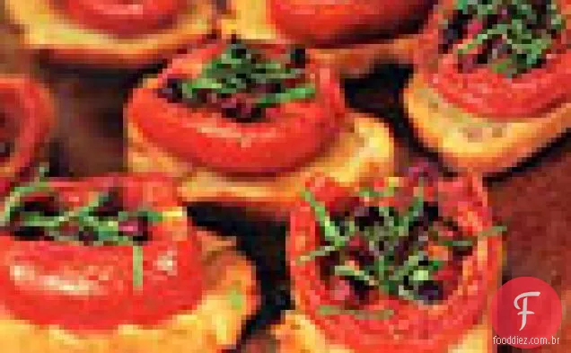 Crostini De Tomate Torrado Lento