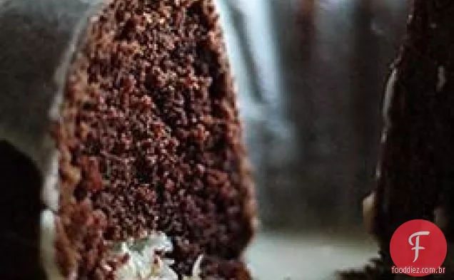 Bolo Do Túnel Do Macaroon Do Chocolate
