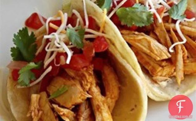 Tacos macios de frango assado de Steve