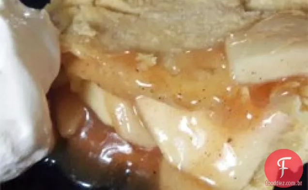 Torta De Maçã Prato Profundo
