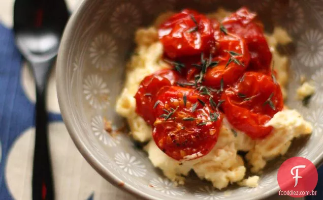 Forno Assado Tomate E Queijo De Cabra Espalhar