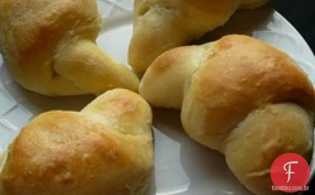 Rolos Do Fermento Da Mistura Do Bolo