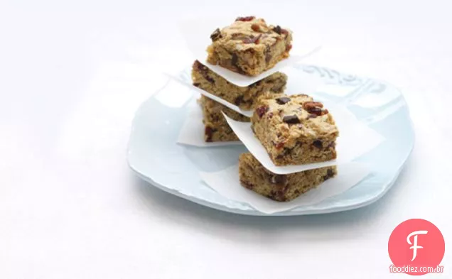 Barras De Chocolate, Cranberry E Aveia