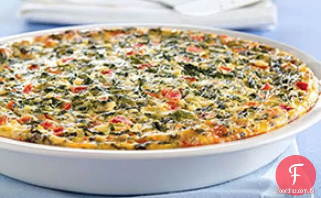 Torta De Espinafre Italiana Rápida