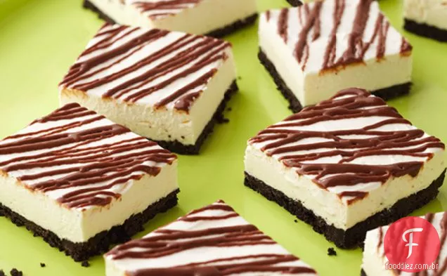 Quadrados Congelados Do Cheesecake