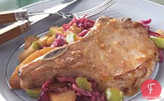 Jantar de porco e abóbora