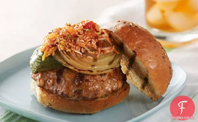 Fajita Turkey Burgers