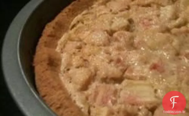 Torta De Creme De Ruibarbo V