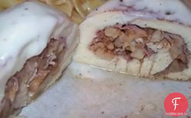 Peito De Frango Recheado com maçã e Prosciutto