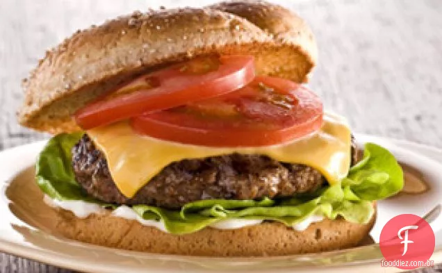 Feito-Sobre Cheeseburgers