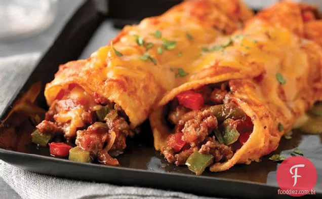 Melhor do que nunca Enchiladas de carne