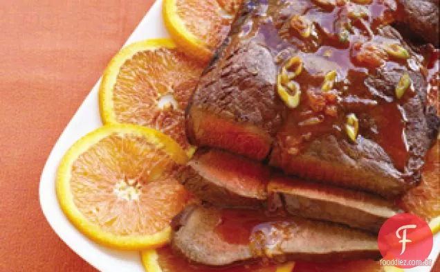 Bife De Pimenta Laranja