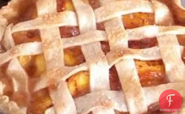 Enchimento Da Torta Do Pêssego Do Congelador