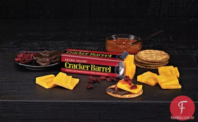 CRACKER BARREL Extra Sharp Cheddar Bandeja de emparelhamento