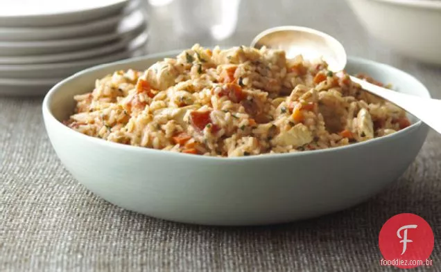 Risoto De Tomate E Frango