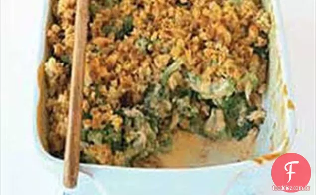 Caçarola De Brócolis De Queijo