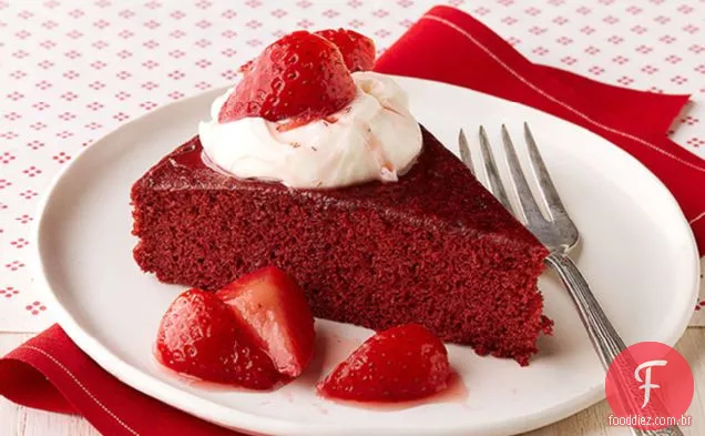 Shortcakes De Veludo Vermelho