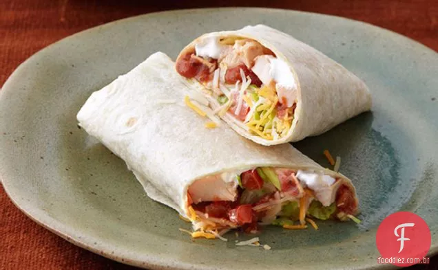 Burritos De Frango Com Queijo