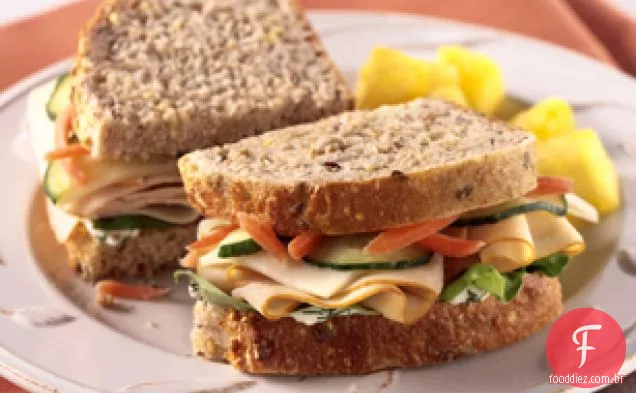 Garden Herb Turquia Sandwich