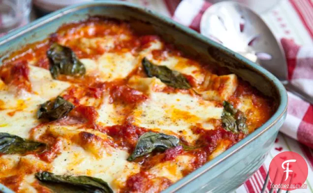 Mozzarella, Tomate E Nhoque Assar
