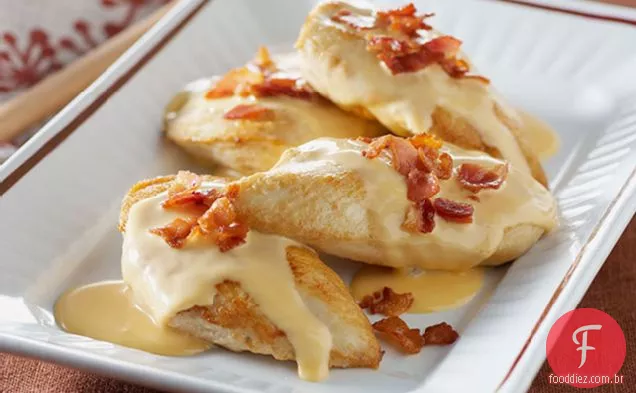 Frango Com Bacon Com Queijo Caseiro