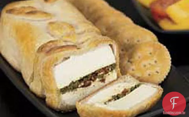 Pesto assado e Aperitivo de queijo