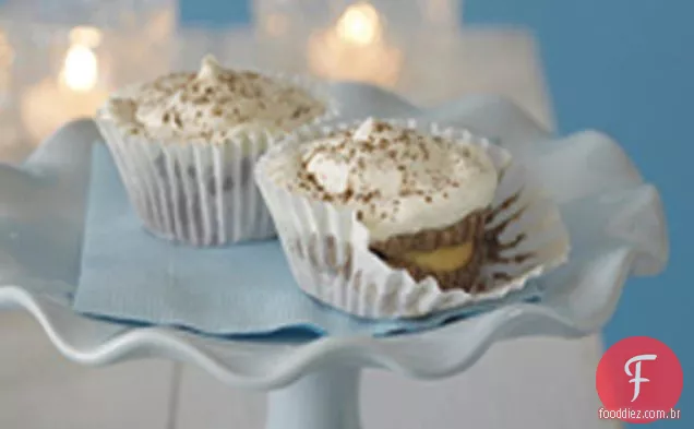 Não Assar Cupcakes De Creme De Chocolate