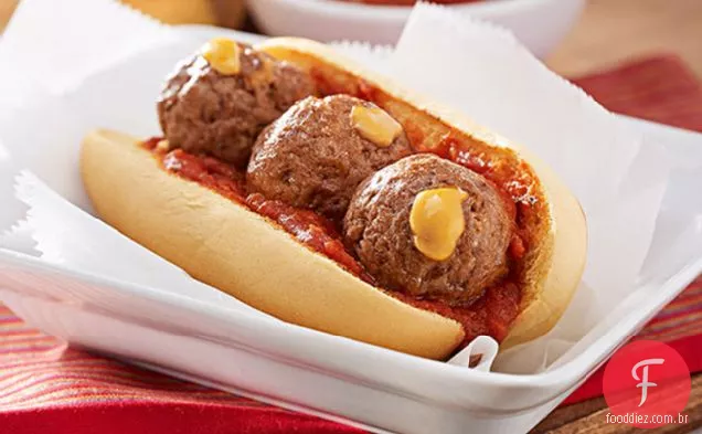 Almôndegas Vulcão Queijo