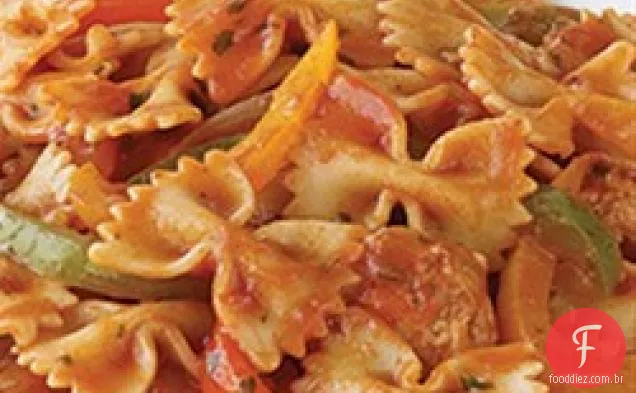 Contadina ® Laços Em Salsicha E Molho De Pimenta