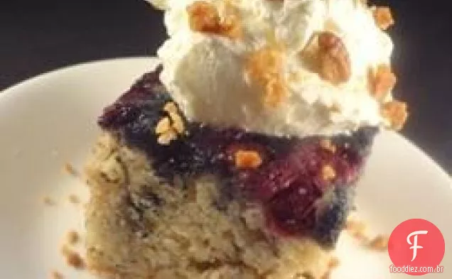 Blueberry De Cabeça Para Baixo Banana Nut Pão