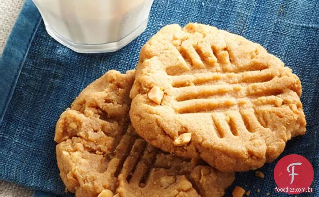 Biscoitos Fáceis De Manteiga De Amendoim