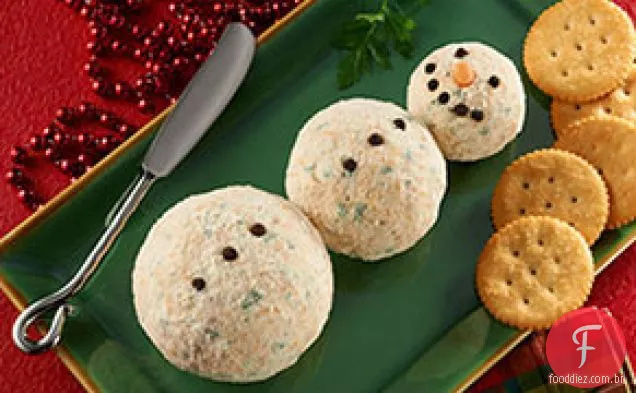 Bola De Queijo Boneco De Neve