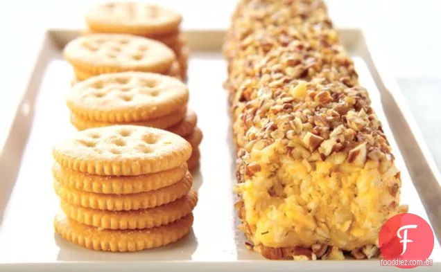 Log de queijo e endro