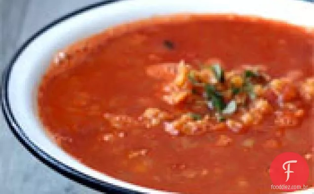 Jantar Esta Noite: Lentilha Vermelha E Sopa De Tomate