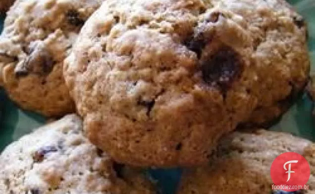 Biscoitos De Aveia Com Passas X