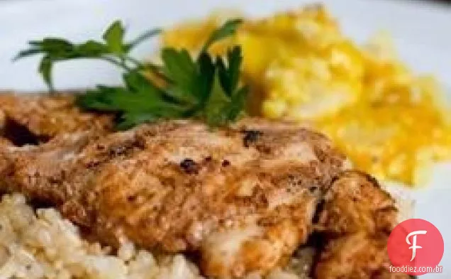 Coxas De Frango Grelhado Tandoori