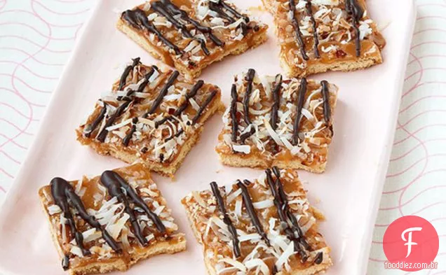 Caramel-Chocolate Cookie Bars