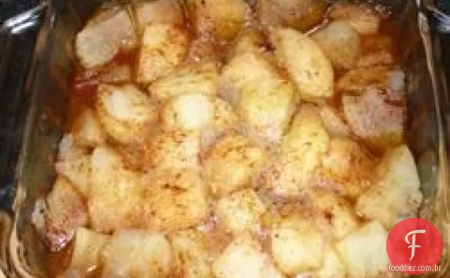 Colheita De Outono Maçãs Assadas