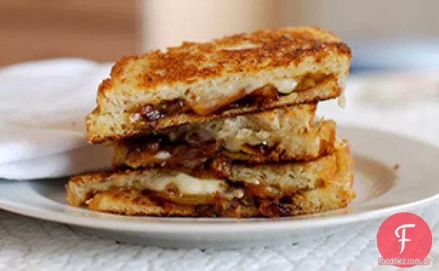 Cebola Caramelizada Queijo Grelhado